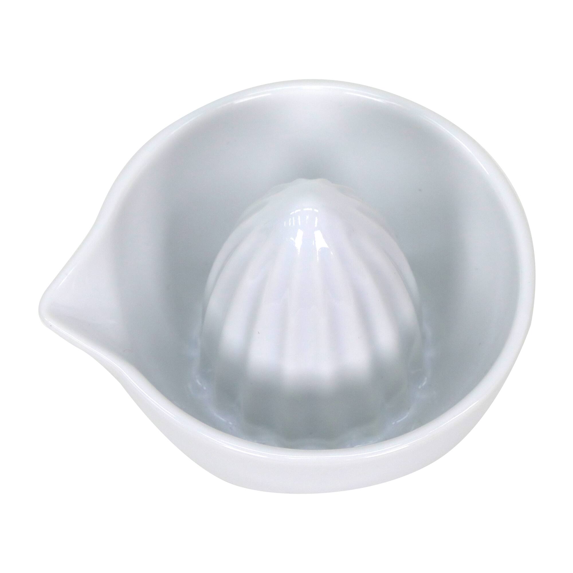 5" White Stoneware Lemon Juicer by Ashland®